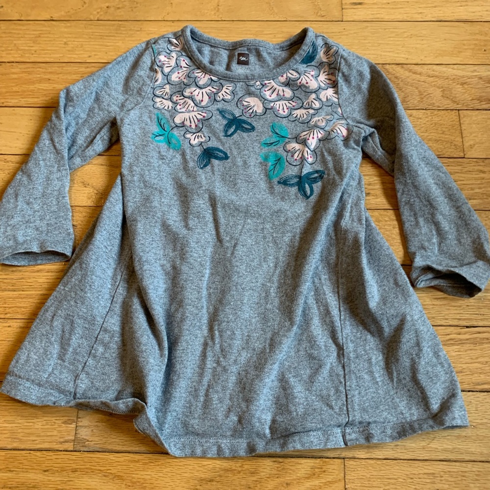 Tea Collection LS dress cherry blossom 18-24m